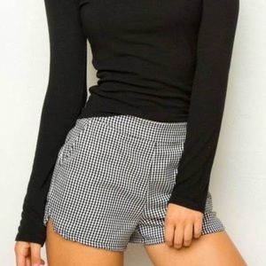 Brandy Melville Gingham shorts